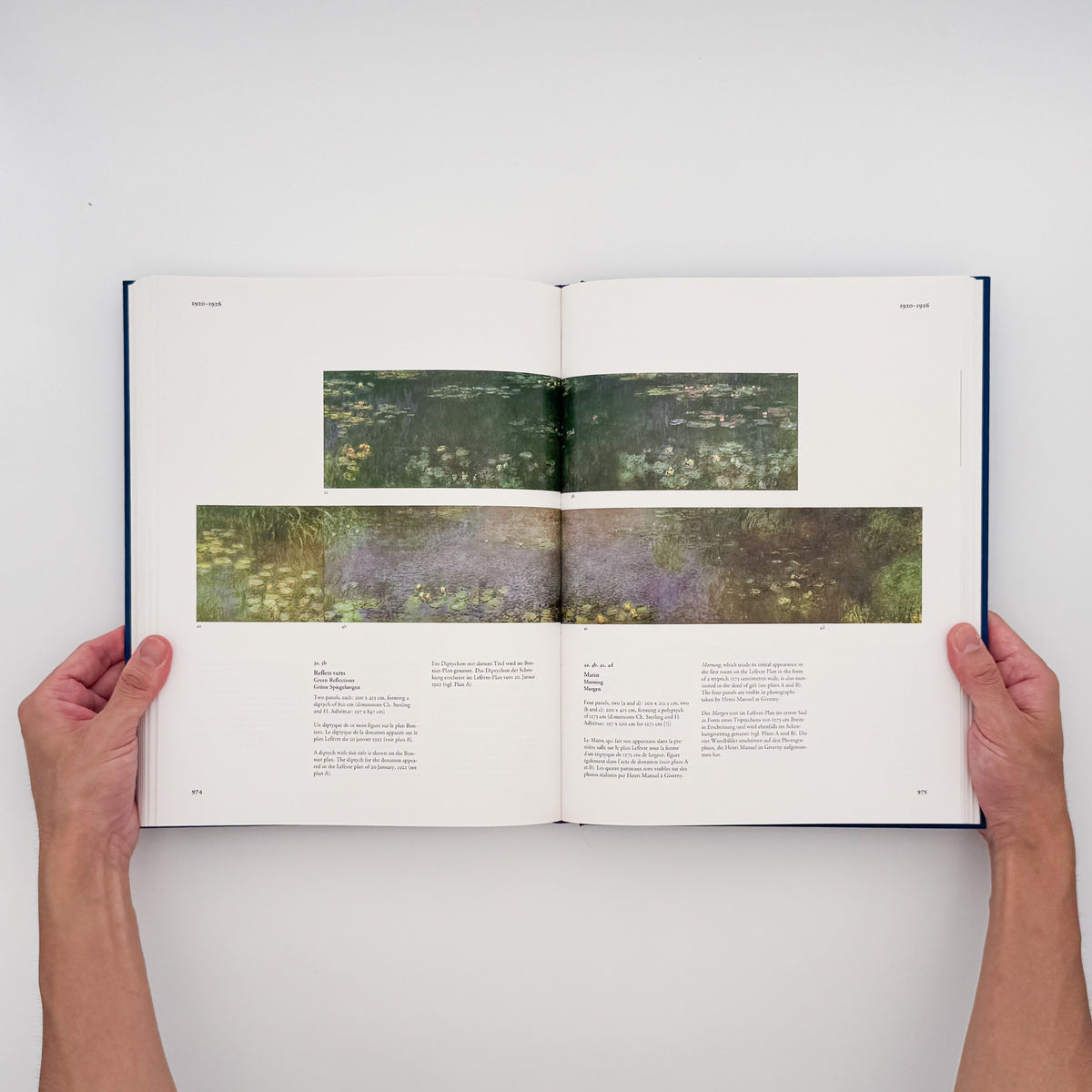 クロード・モネ『Monet: Catalogue Raisonné / Werkverzeichnis』。ダニエル・ヴィルデンシュタインによるモネの絵画作品総目録。TASCHEN刊、全4巻函入り。