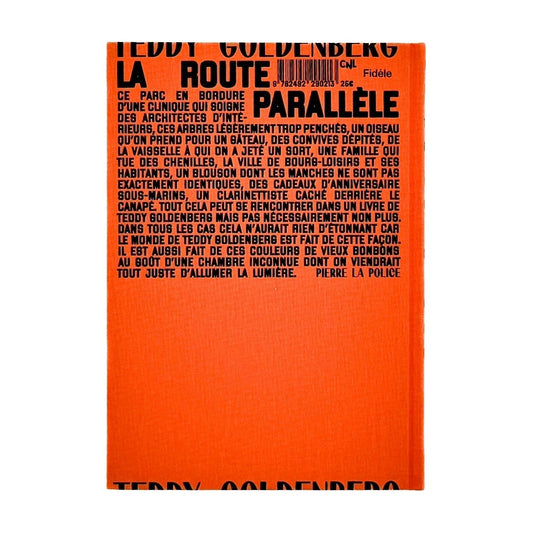 (仏文)テディ・ゴールデンバーグ Teddy Goldenberg: La route parallèle - Fidèle éditions - 文福