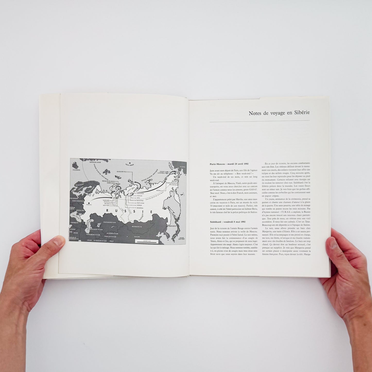 Françoise Huguier / フランソワーズ・ユギエ『En route pour Behring』シベリアを横断し、ベーリング海峡へ向かう旅の風景と人々を記録した写真集。