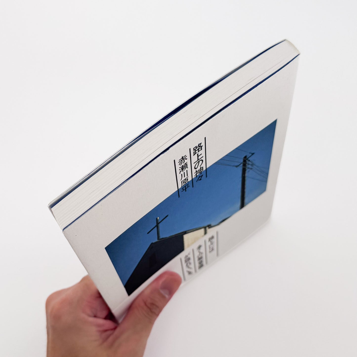 AKASEGAWA Genpei / 赤瀬川原平『路上の神々』都市の路上に残る偶然や無意識の形を捉えた写真70点とエッセイを収録した、2002年佼成出版社刊・帯付きの書籍。