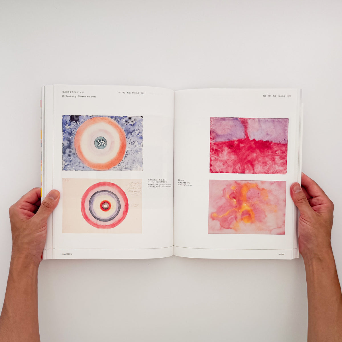 『ヒルマ・アフ・クリント展』図録。〈10の最大物〉をはじめ「神殿のための絵画」など約140点を収録した、東京国立近代美術館2025年開催展の公式カタログ。