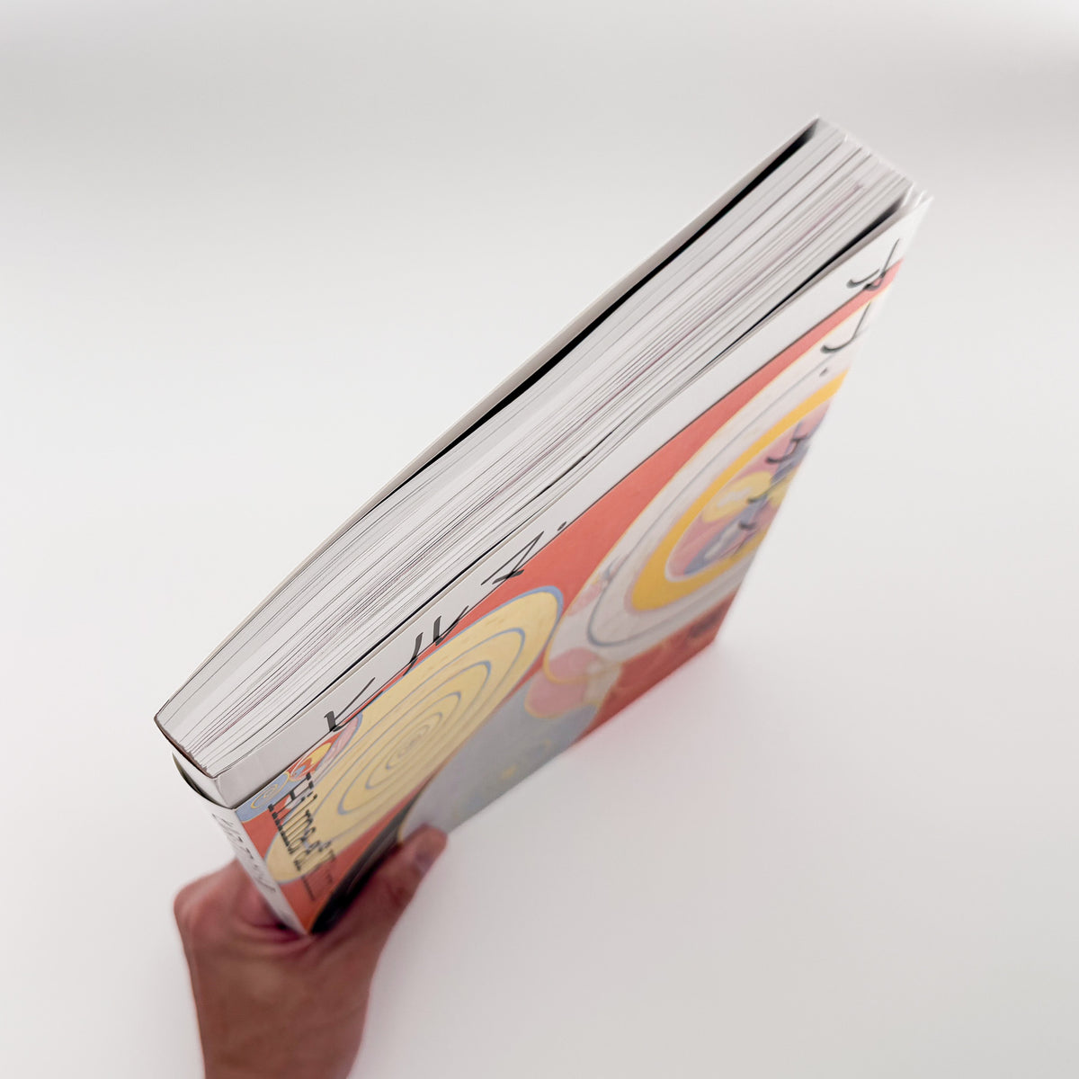 『ヒルマ・アフ・クリント展』図録。〈10の最大物〉をはじめ「神殿のための絵画」など約140点を収録した、東京国立近代美術館2025年開催展の公式カタログ。