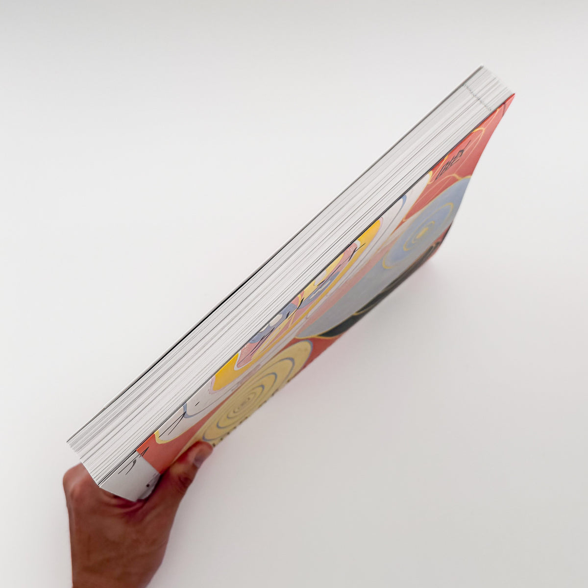 『ヒルマ・アフ・クリント展』図録。〈10の最大物〉をはじめ「神殿のための絵画」など約140点を収録した、東京国立近代美術館2025年開催展の公式カタログ。