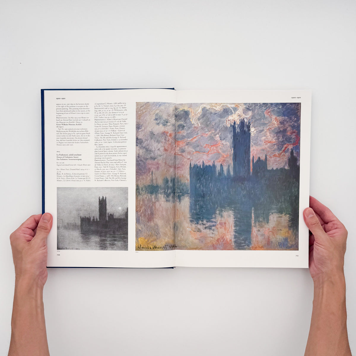 クロード・モネ『Monet: Catalogue Raisonné / Werkverzeichnis』。ダニエル・ヴィルデンシュタインによるモネの絵画作品総目録。TASCHEN刊、全4巻函入り。