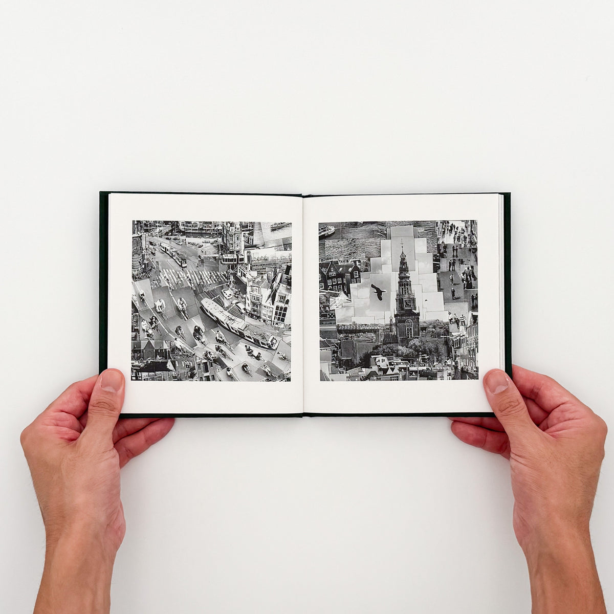 西野壮平『SHORT STORIES: Amsterdam』。2014年撮影の《Diorama Map》からアムステルダムの都市風景と細部を再構成した、2026年Migo刊の写真集。巻末にコラージュ作品全体図の折り込み付き。