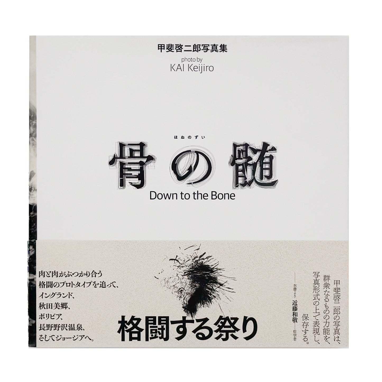 KAI Keijiro / 甲斐啓二郎『骨の髄 / Down to the Bone』世界各地の格闘的な祭事を撮影した2020年新宿書房刊、第20回さがみはら写真賞受賞作。著者サイン入り。