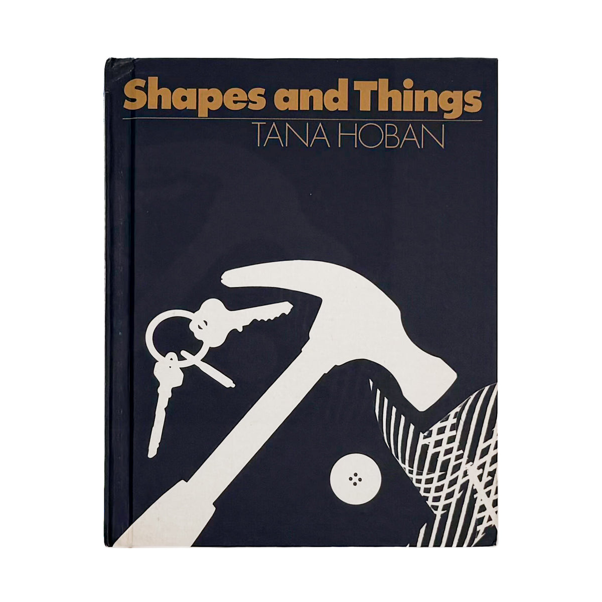 Tana Hoban『Shapes and Things』。身近な物をフォトグラムで白黒の形として捉えた、1970年Macmillan刊の言葉のない写真絵本。